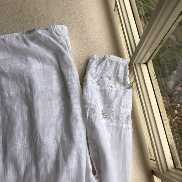 White Peasant Top - Picture 6 of 8